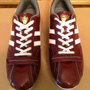 Gola Kit, Men's US Size 13, Burgundy/Ecru PU